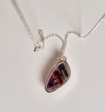 Load image into Gallery viewer, Super 7 Solid Silver 925 Necklace &quot;Melody Stone&quot;