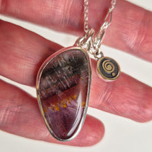 Load image into Gallery viewer, Super 7 Solid Silver 925 Necklace &quot;Melody Stone&quot;