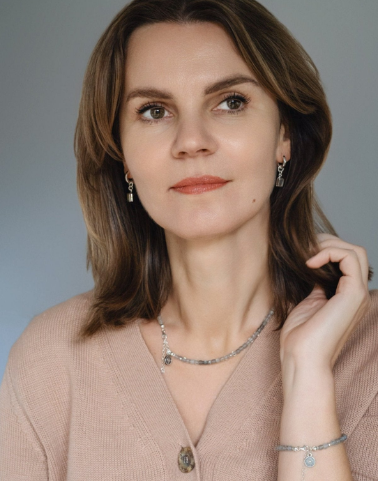 Set of Labradorite A+ Cube Beads Silver Necklace and Bracelet 