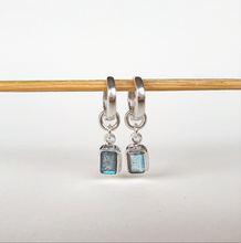 Load image into Gallery viewer, Elegant Silver Earrings with High Grade Labradorite &quot;The Guardian&quot;