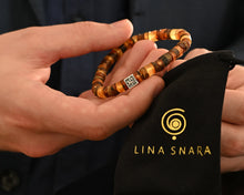 Load image into Gallery viewer, Amber Silver 925 Bracelet - Vytis - &quot;Sun Stories&quot;