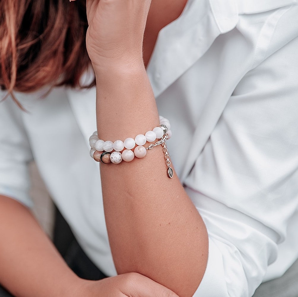 Moonstone AA+ Silver Bracelet for Women 