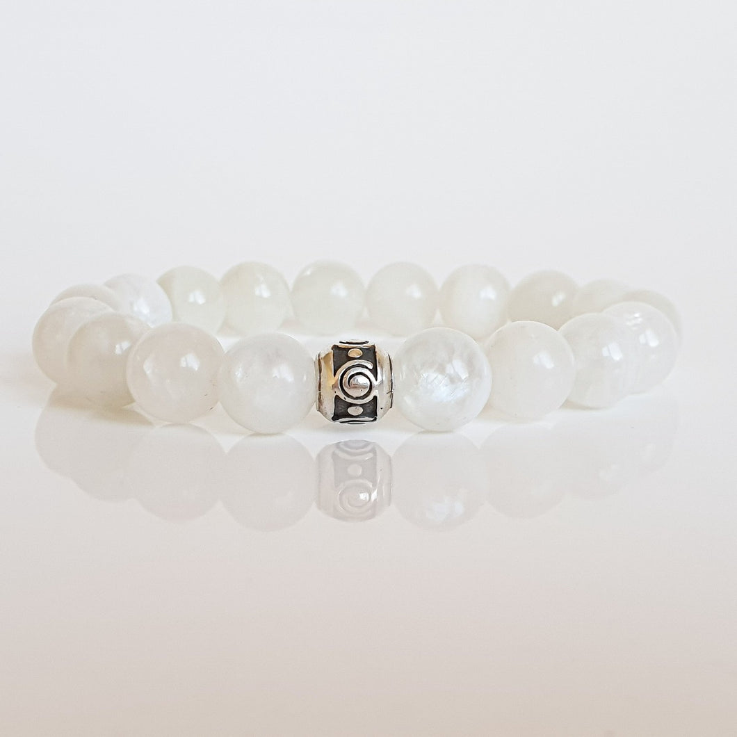 Moonstone A+ Silver Bracelet for Women 