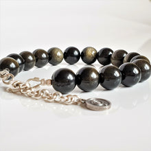 Load image into Gallery viewer, Golden Obsidian Bracelet for Women &quot;Inner Strength&quot;