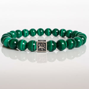 Green Malachite Bracelet for Men - Stone Jewelry Fashion 2023