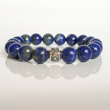 Load image into Gallery viewer, Lazurite Silver Bracelet for Women &quot;Wisdom&quot;