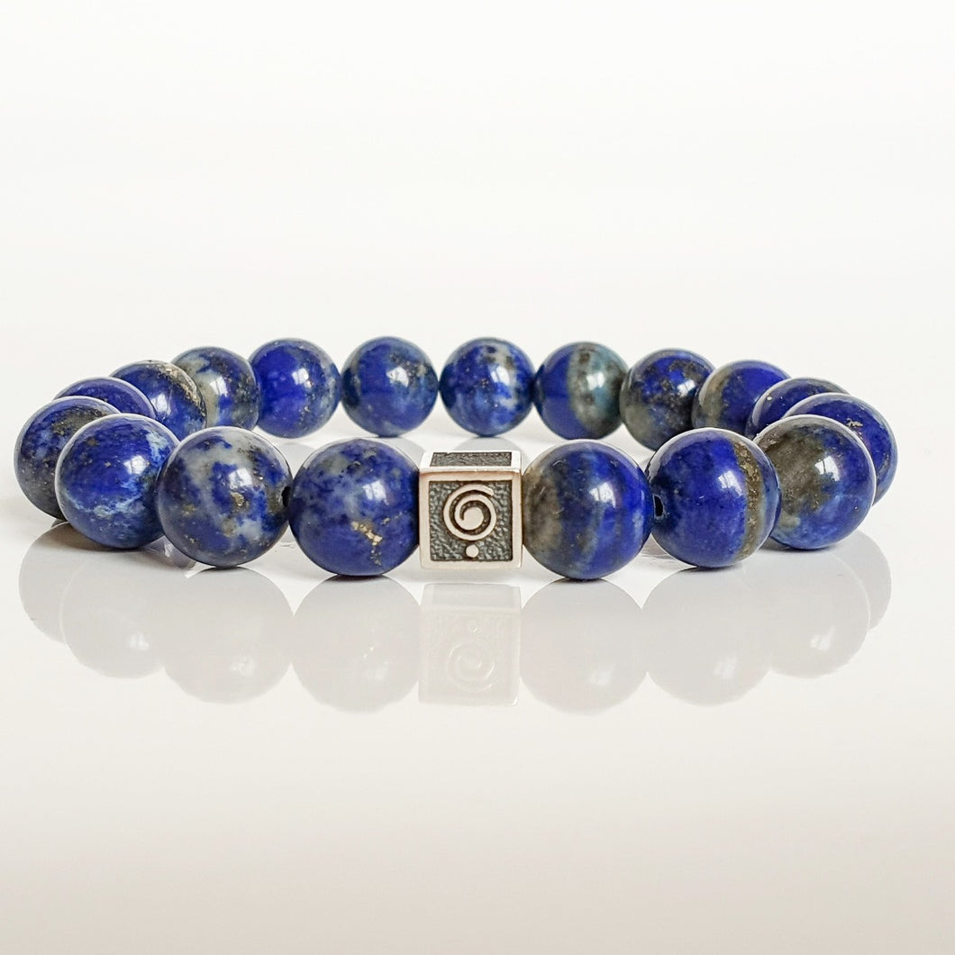 Lazurite Silver Bracelet for Women 