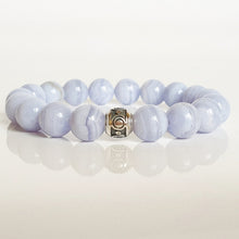 Load image into Gallery viewer, Chalcedony AA Silver Bracelet for Women &quot;The Calm&quot;