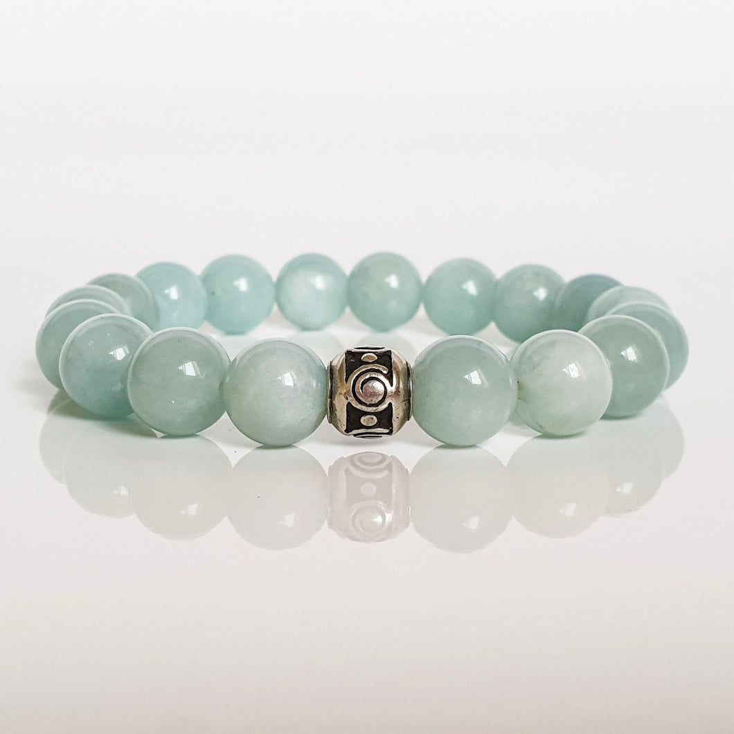 Aquamarine Silver Bracelet for Women 