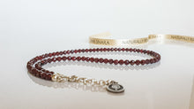 Load image into Gallery viewer, Red Garnet Silver Necklace &quot;Vitality&quot; - Petit Secret