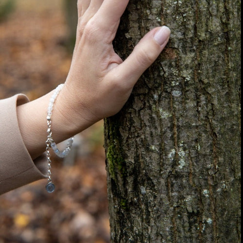 Moonstone Silver Bracelet for Women 