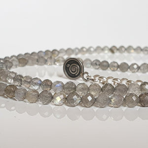 Labradorite Silver Necklace for  Women's - Elegant Jewelry Fashion 2023
