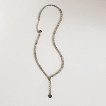 Load image into Gallery viewer, Set of Labradorite Silver Necklace and Bracelet &quot;The Guardian&quot; - Petit Secret