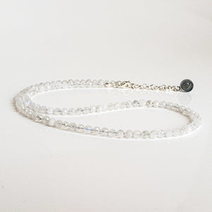 Moonstone Silver Necklace for Women "Intuition" - Petit Secret