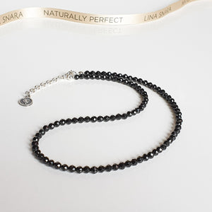 Set of Spinel Silver Necklace and Bracelet "Evolution" - Petit Secret