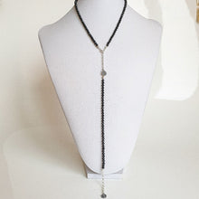 Load image into Gallery viewer, Set of Spinel Silver Necklace and Bracelet &quot;Evolution&quot; - Petit Secret