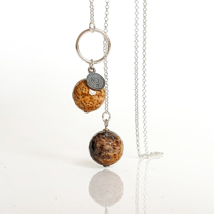 Natalie E.L. Zolg Petrified Wood Bead Necklace - Abracadabra Jewelry / Gem  Gallery