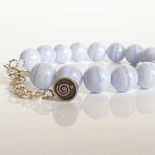 Load image into Gallery viewer, Chalcedony Silver Bracelet for Women &quot;The Calm&quot;