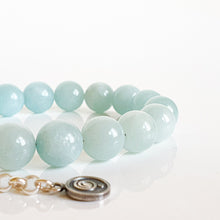 Load image into Gallery viewer, Aquamarine Silver Bracelet for Women &quot;Stone of Faith&quot;