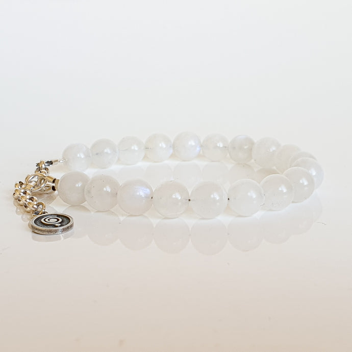 Moonstone AA+ Silver Bracelet for Women 