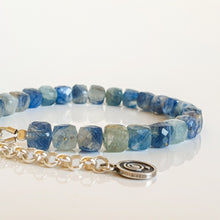 Load image into Gallery viewer, Kyanite A+ from Brasil Silver Bracelet &quot;Elevation&quot;