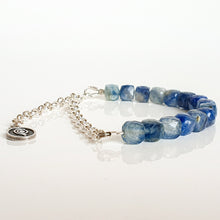 Load image into Gallery viewer, Kyanite A+ from Brasil Silver Bracelet &quot;Elevation&quot;