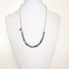 Load image into Gallery viewer, Kyanite A+ from Brasil Silver Bold Puzzle Necklace or Double Bracelet &quot;Elevation&quot;