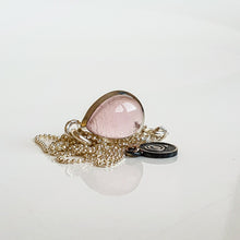 Load image into Gallery viewer, Pink Quartz from Madagascar Silver Pendant &quot;Tenderness&quot;