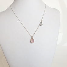 Load image into Gallery viewer, Pink Quartz from Madagascar Silver Pendant &quot;Tenderness&quot;