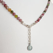 Load image into Gallery viewer, Tourmaline Silver Necklace &quot;Harmony&quot; - Petit Secret
