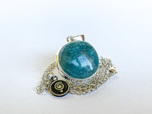 Load image into Gallery viewer, Aquamarine Silver Pendant for Women &quot;Stone of Faith&quot;