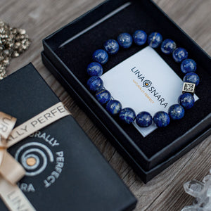 Lazurite Bracelet for Men - Vytis | Lina Snara